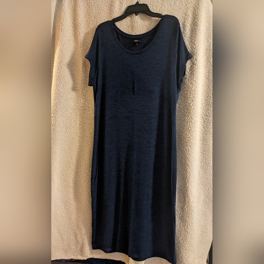 Mossimo Deep Blue Knit Dress